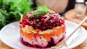 Салат Чингисхан с мясом и луком