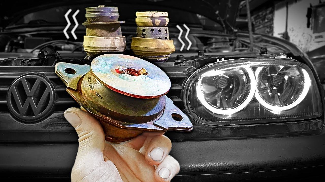 Замена всех 3 подушек двигателя и КПП — прощай вибрация | Golf 3 смотреть онлайн