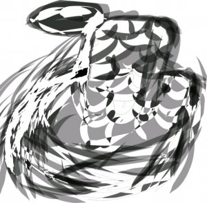 рисуем кота канфетку