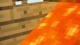 построил  бункер от лавы в деревне номер 13