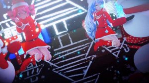 Miku Hatsune - SnowMix (Miku Hatsune Luka Megurine Rin Kagamine Teto Kasane Aina Harukaze Dance)