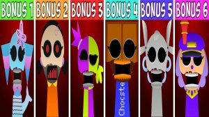 INCREDIBOX SPRUNKI ВСЕ ПЕРСОНАЖИ ФАЗА 3 OC И БОНУСНЫЕ СПРУНКИ | ЛИЛО И СТИЧ | ГАМБОЛ