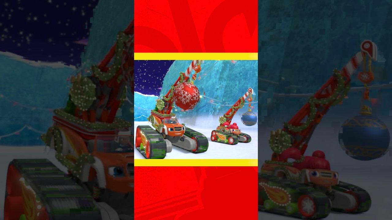 Вспыш и чудо-машинки | Вспыш получает НОВОГОДНЮЮ СИЛУ с Дедом Морозом! | Nick Jr. Cyrillic #shorts смотреть онлайн