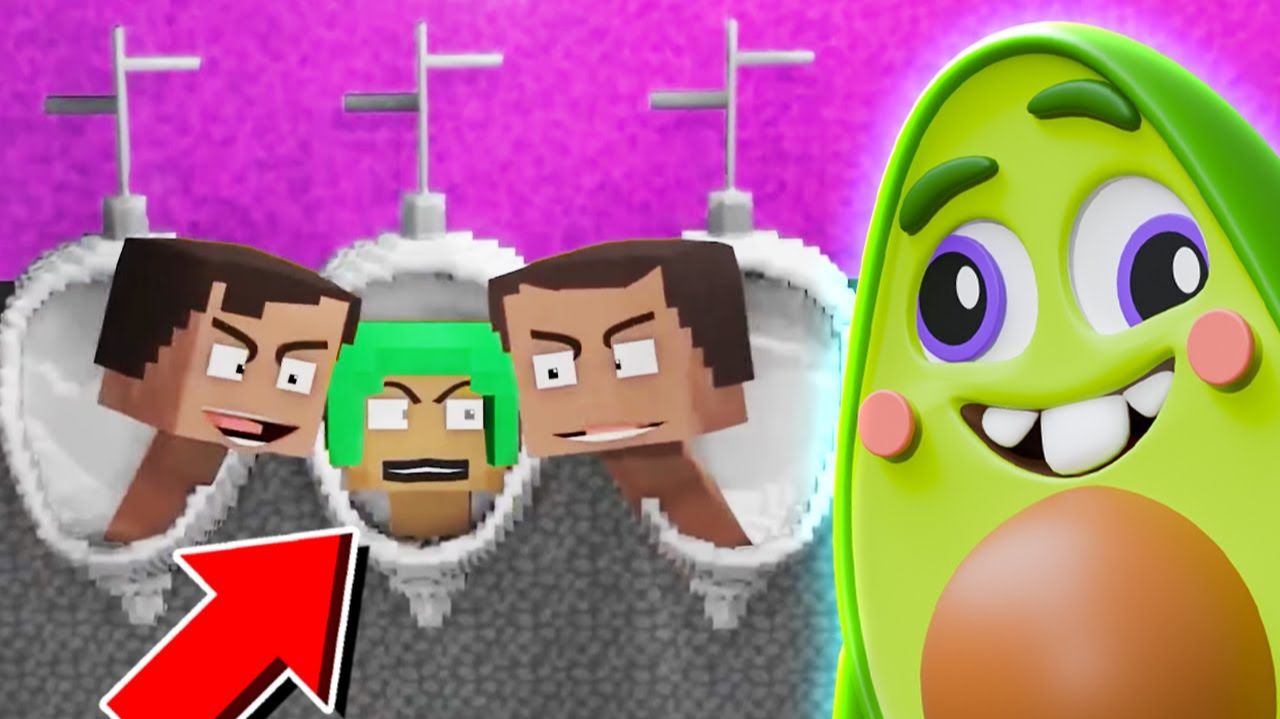 Все серии СКИБИДИ ТУАЛЕТ в Майнкрафт - Skibidi Туалет в Minecraft | КУПИК МАЙНКРАФТ смотреть онлайн