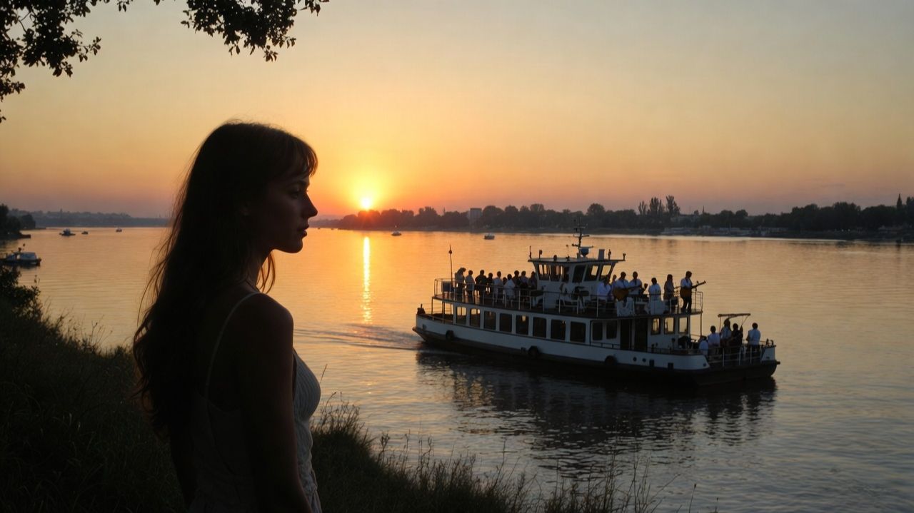 Ольга Зарубина -" На теплоходе музыка играет" (Клип) смотреть онлайн