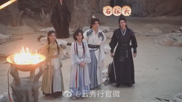 Закадровые съемки дорамы "Легенда о розовых облаках" смотреть онлайн