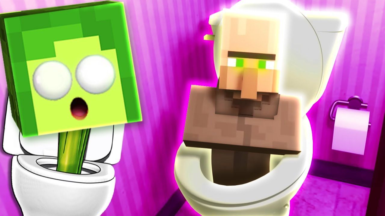 СКИБИДИ ТУАЛЕТ попал в Майнкрафт - ВСЕ СЕРИИ Skibidi Туалет в Minecraft | КУПИК МАЙНКРАФТ смотреть онлайн