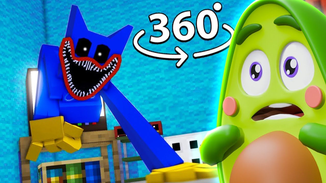 этот ХАГИ ВАГИ реально появился в Minecraft 360 | КУПИК МАЙНКРАФТ Поппи Плейтайм 3 смотреть онлайн