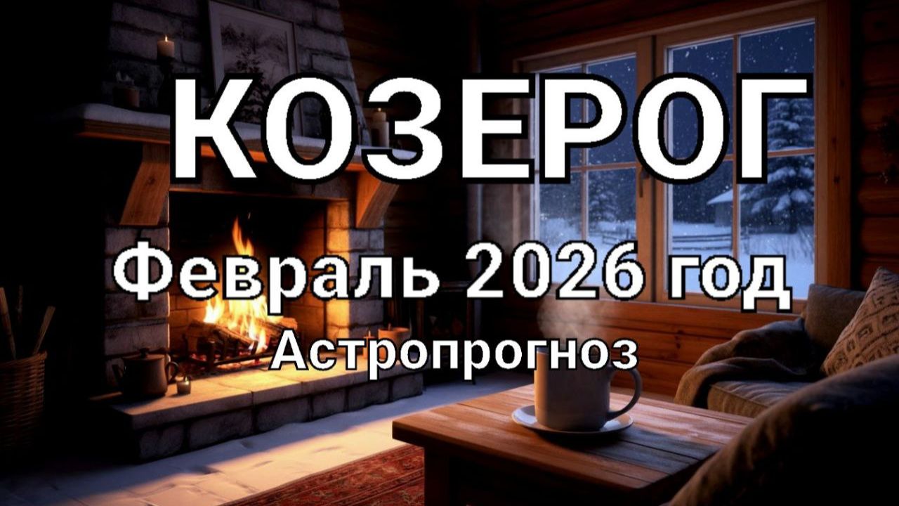 КОЗЕРОГ. Февраль 2026 год. Астропрогноз смотреть онлайн