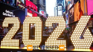 Time square ball 2026 reversed