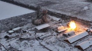 🔴Авиаудар по ПВД ВСУ в районе н.п. «Рясное», Сумской области🔴