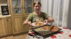 Вот такая пицца у меня получилась.