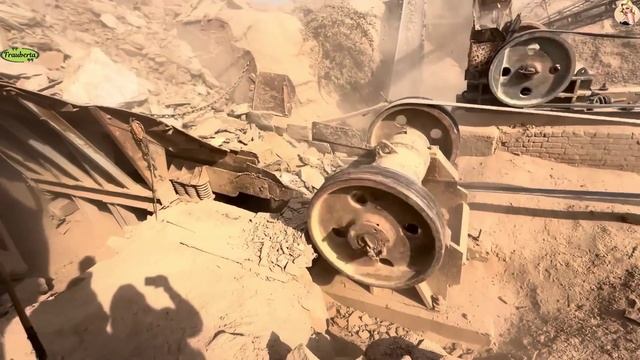 Строительство, дробление щебёнки смотреть онлайн