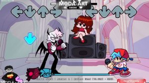 ДЕМОНЫ! FNF MID-FIGHT MESSES SELEVER MOD