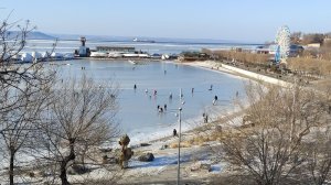 Суханова, прогулки по льду. Владивосток