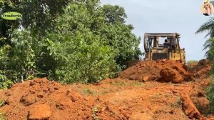 Строительство, расчистка горной дороги, обзор