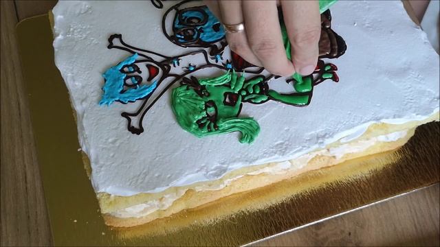 Торт раскраска к мультфильму ЭМОЦИИ смотреть онлайн