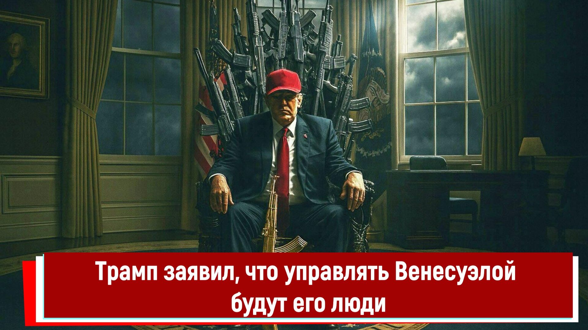 Трамп заявил, что управлять Венесуэлой будут его люди смотреть онлайн