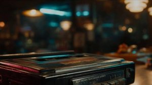 В кафе за барной стойкой ..