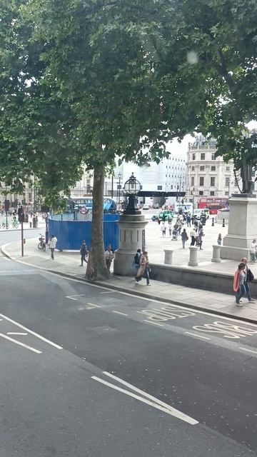 Трафальгарская площадь, Лондон, Англия (Trafalgar Square, London, England)