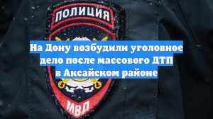 На Дону возбудили уголовное дело после массового ДТП в Аксайском районе