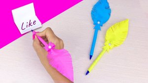 Легкое Оригами Ручка из Бумаги | Как сделать Поделки из бумаги своими руками | Оригами лайфхаки