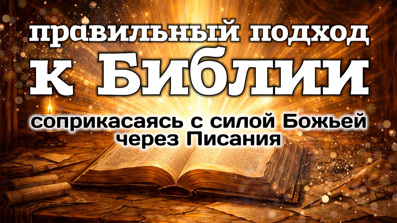 Правильный подход к Библии (соприкасаясь с силой Божьей через Писание). смотреть онлайн