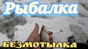 Рыбалка по первому льду на безмотылку | Что я поймал на новом месте?