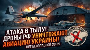 💥 Безопасных аэродромов не осталось. Шок от ударов дронов по тыловым базам ВСУ