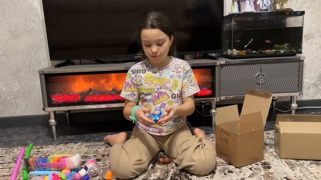 РАСПАКОВКА ИГРУШЕЕЕЕК АНТИСТРЕСС СКВИШ