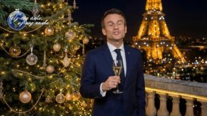 Поздравление с Новым годом от Эмманюэля Макрона