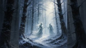 Лесные духи зимой