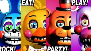 выступление той аниматроников из фнаф 2