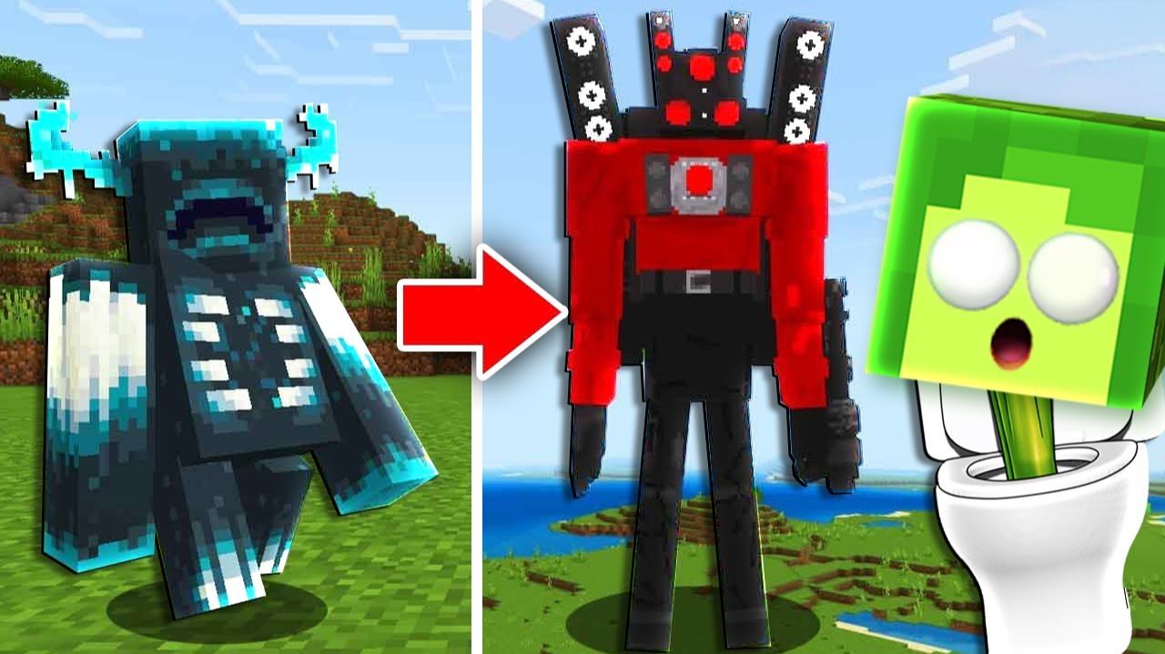 Сделал СКИБИДИ ТУАЛЕТ в Майнкрафт из ОБЫЧНЫХ МОБОВ - Skibidi Toilet в Minecraft | КУПИК МАЙНКРАФТ смотреть онлайн