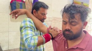 АСМР-массаж головы для снятия тревоги традиционным индийским парикмахером