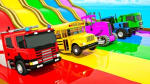 Мультяшки про машинки Футбольные мячи, учим цвета машин детские стишки и песни мультики для детей