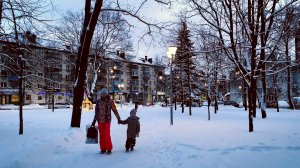 Волшебство зимнего парка. Курск.