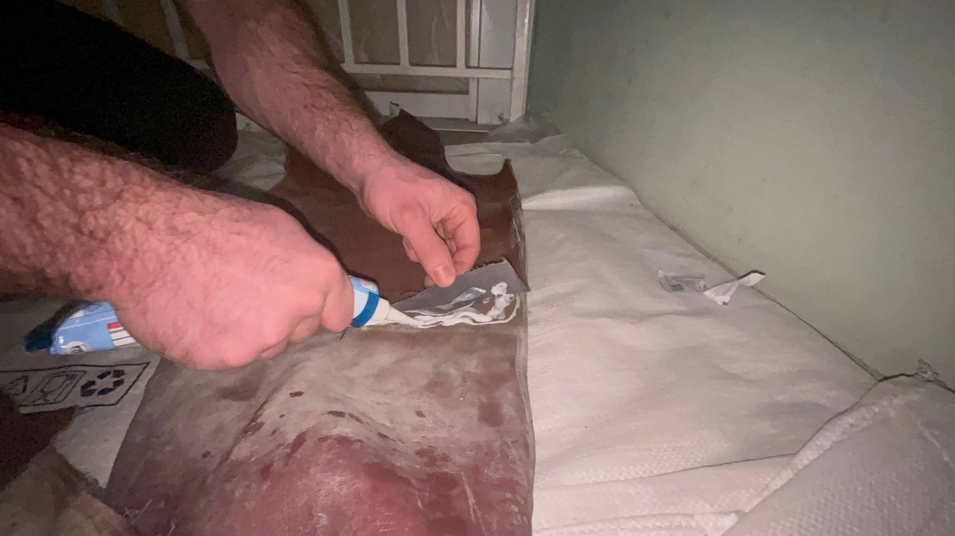 Стяжка полаапгрейд или ремонт чапсов или наколенников