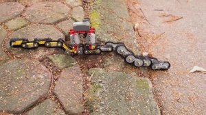 Сможет ли это LEGO Snake справиться с суровой грунтовой местностью?