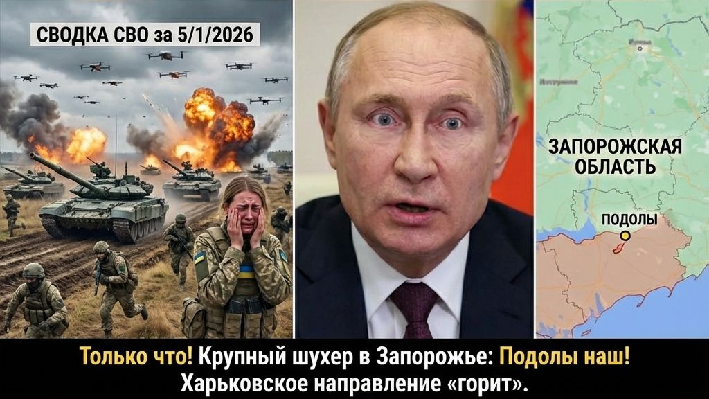 СВОДКИ СВО 5 ЯНВАРЯ ВОЙНА НА УКРАИНЕ НОВОСТИ С ФРОНТА ПОСЛЕДНИЕ ЧАСЫ ЮРИЙ ПОДОЛЯКА 5.1.2026 смотреть онлайн