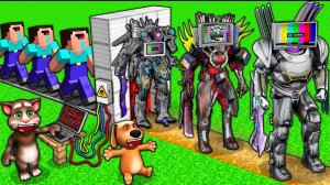 СЕКРЕТНОЕ ОБНОВЛЕНИЕ ТИТАНА против СПИКЕРА МЭН и СКИБИДИ в МАЙНКРАФТЕ