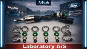 ПОЛНЫЙ Ремкомплект на 4 инжектора B-089F, VOLVO / FORD 31375050*,.mp4