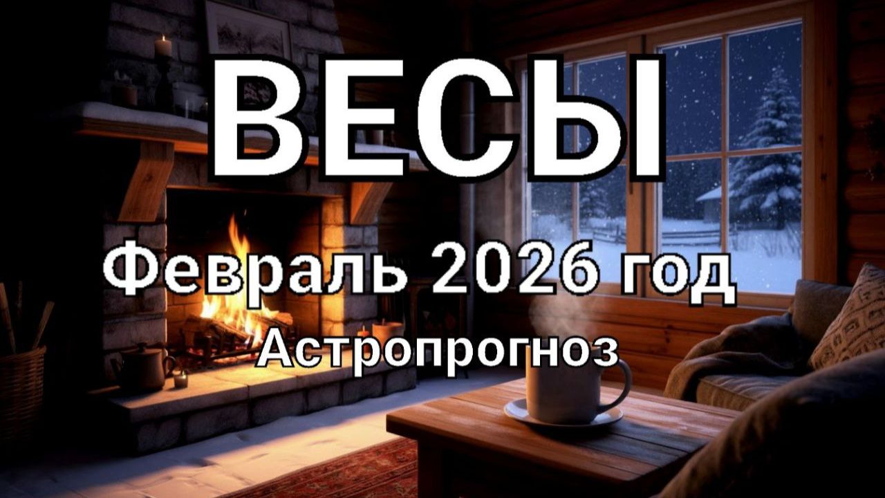ВЕСЫ. Февраль 2026 год. Астропрогноз смотреть онлайн
