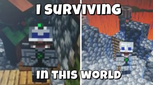 Выживаю в мире из лавы