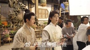 Закадровые съемки дорамы "Нефритовая чайная косточка"