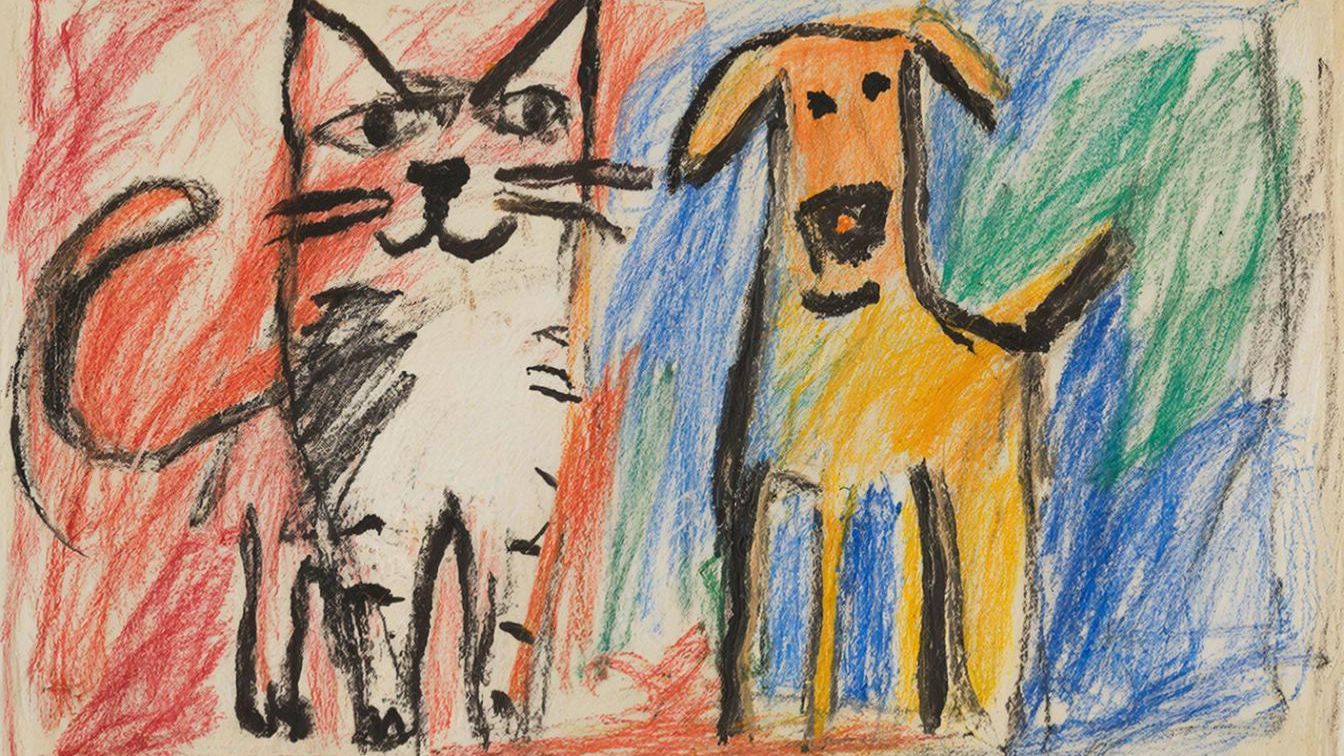 Кот и собака. Мультфильм для детей. смотреть онлайн