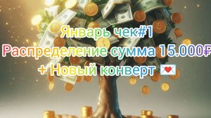 Январь чек#1/Распределение сумма 15.000₽