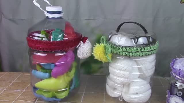 Контейнер из пластиковой бутылки. ХоббиМаркет смотреть онлайн