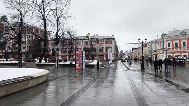 Нижний Новгород. Речной вокзал. Улица Большая Покровская. смотреть онлайн