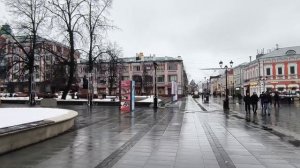 Нижний Новгород. Речной вокзал. Улица Большая Покровская.